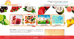 Desktop Screenshot of frutnatura.com