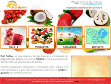 Tablet Screenshot of frutnatura.com